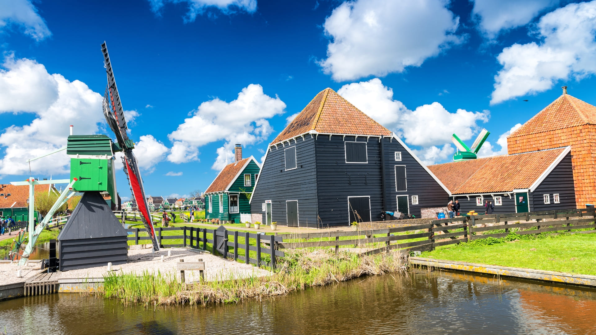 Springtime in Holland River Cruise Zaanse Schans